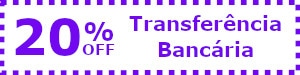 Desconto 20% Transferência Bancária
